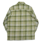 50's Richman BROTHERS Green×Gray wool check shirts... M