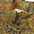 90's ORVIS Gobelin Tapestry Zip-Up Vest... L