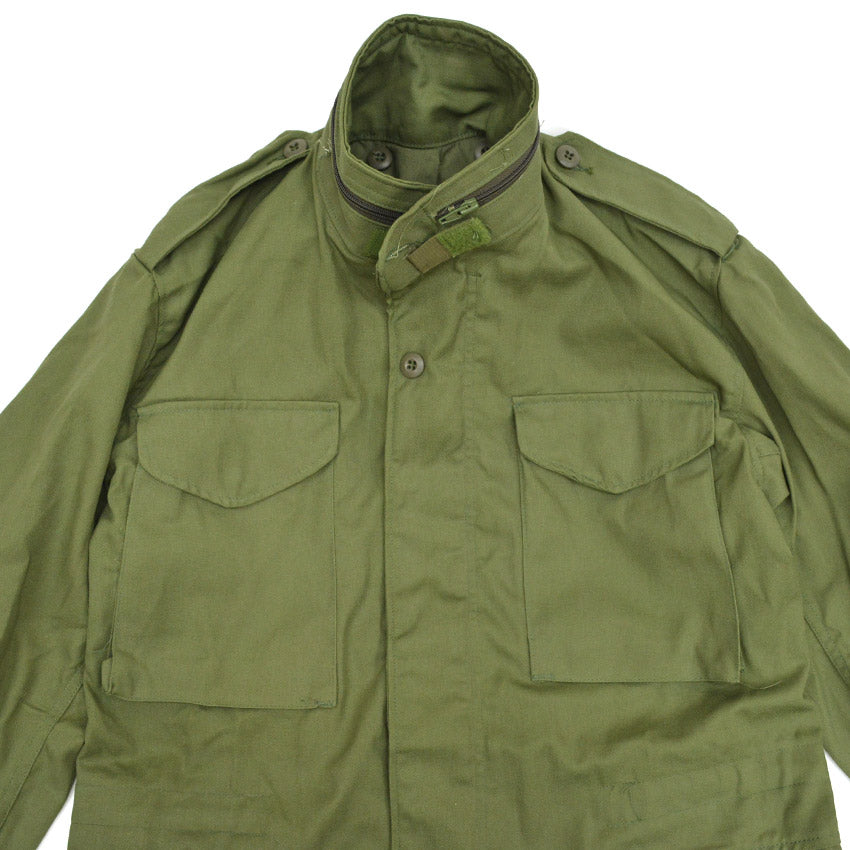 80's Deadstock USARMY M-65 OD 3rd Brass Zipper ... SR