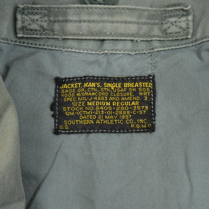 50's USAF Sage Green Field Jacket - Modified - Rare!! ...