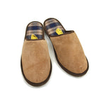 Unused Leather Upper Slippers... Size 9