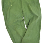 60's USMC P-58 UTILITY COTTON SATEEN TROUSERS... W33×L28