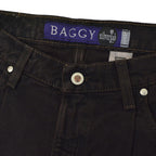 90's Deadstock Levi's silver Tab 'BAGGY' Black Denim Pants... 34×30