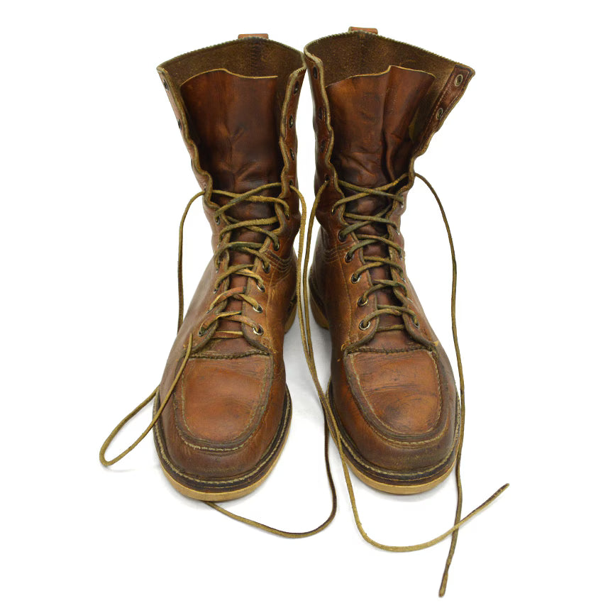 60's Chippewa Black Tag Moc Toe Work Boots... about 8 1/2