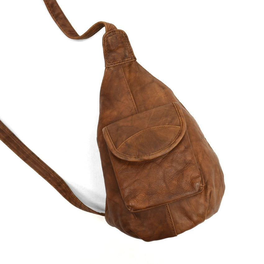 90's Wilsons Gourd-shaped Small Leather Bag...