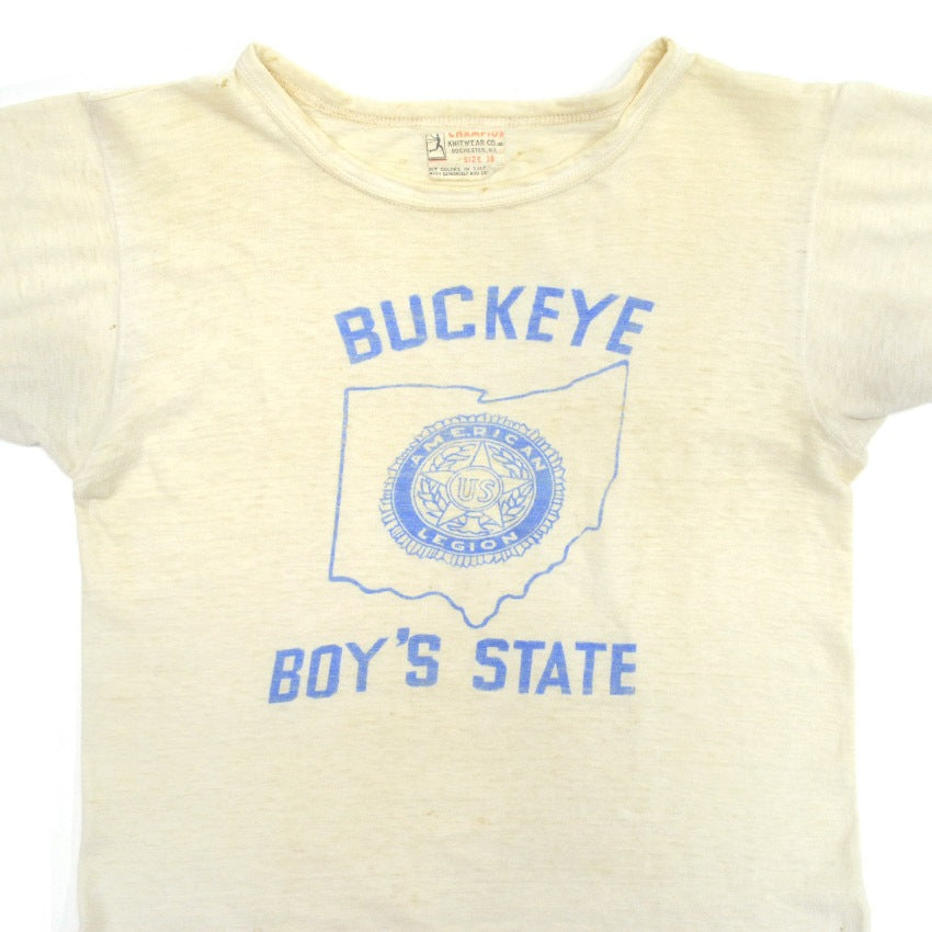 40s Champion Big Tag 'BUCKEYE' T-shirt ... 38
