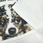 ~90's ONEITA 'Australian Shepherd' dog print T-shirt... XL