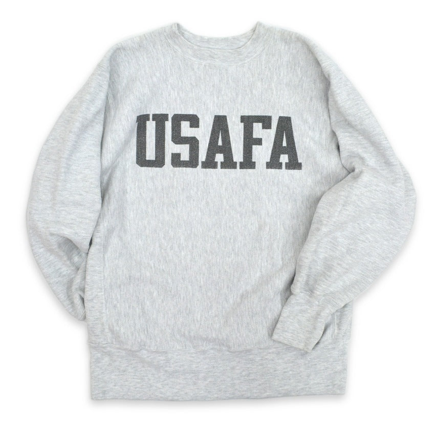 90's Champion USAFA Reverse Weave Crew Neck... L