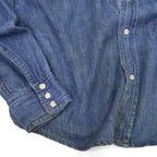 ~70's MONTGOMERY WARD VAT DYED DENIM SHIRTS...L