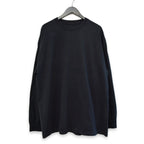 BLACK PLAIN L/S SHIRTS SWEATER RIB...