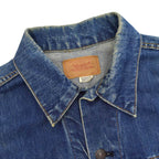 60's Levi's 70505 BIG-E Denim Jacket Cuff Cut!! ... Actual size 44