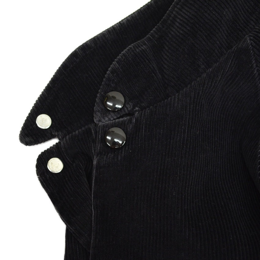 90's K-Products BLACK PLAIN CORDUROY JACKET...XL