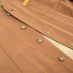 60's david church No Collar Gabardine Shooting Jacket...