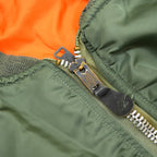 70's USAF MA-1 MIL-J-8279E ALPHA-made 1972 Flight Jacket... L