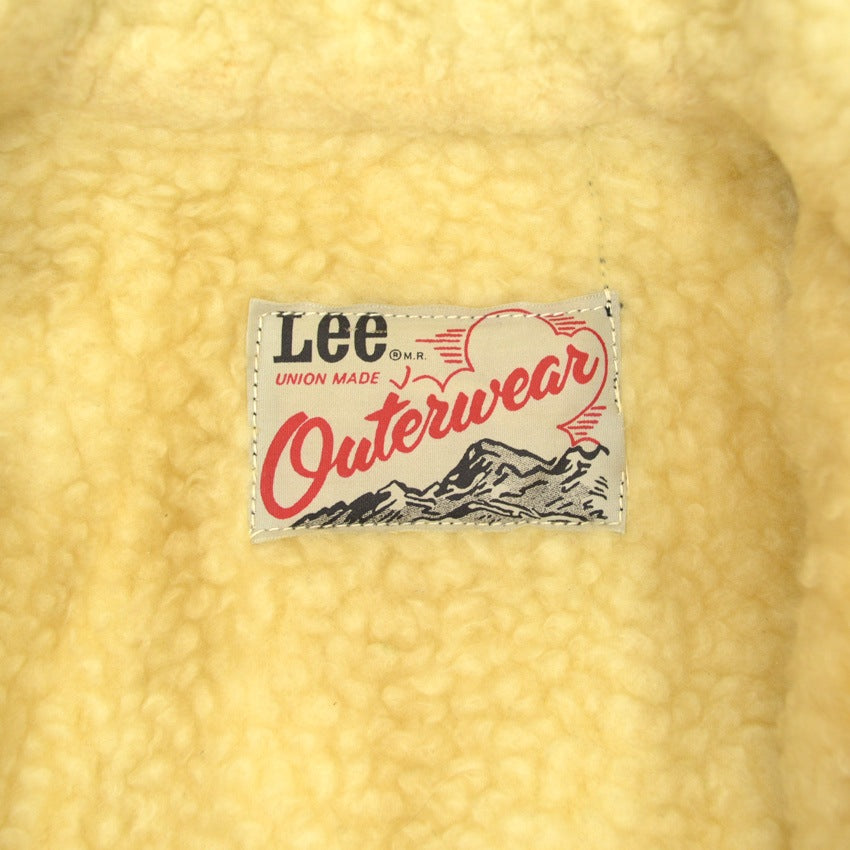 70's Lee Print Patchwork Boa Lining Coverall... Mint