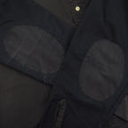 60's Authentic Ivy BLACK TWO TONE B/D SHIRT...M