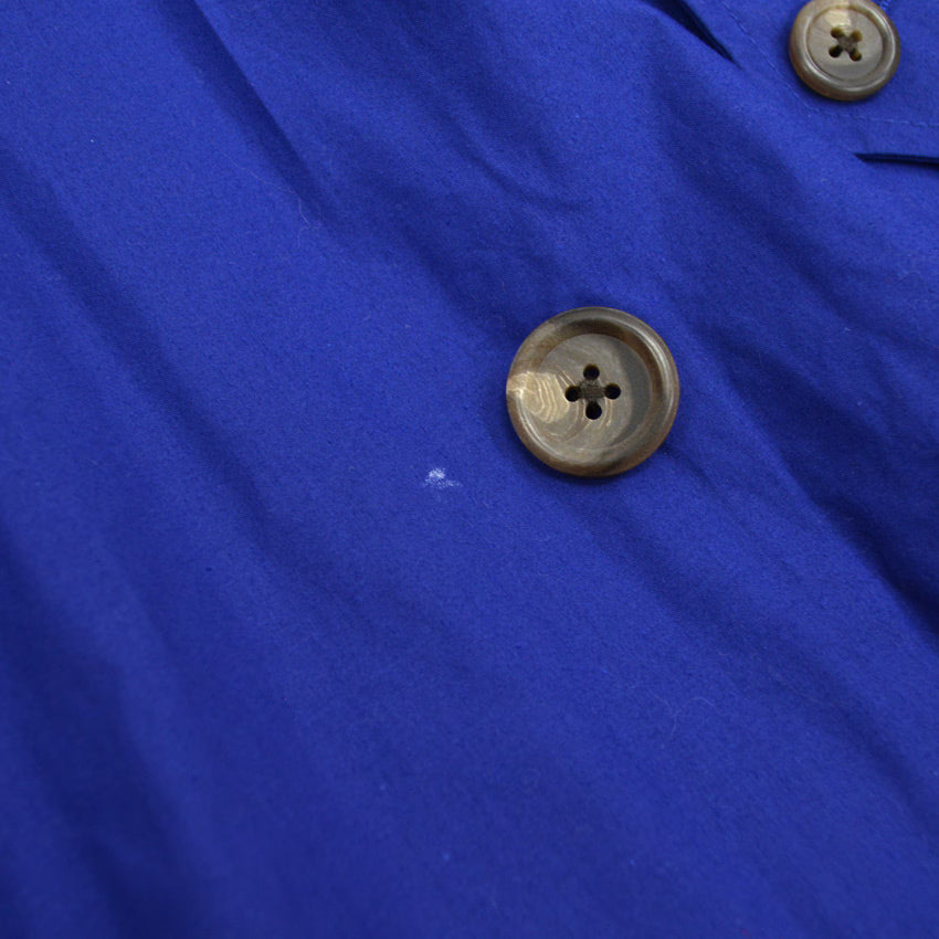 〜90's Ralph Lauren 馬タグ Cotton Trench Coat Dark Blue ... M