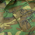 70's USMC ERDL Brown Leaf Jungle Fatigue Jacket ... SS