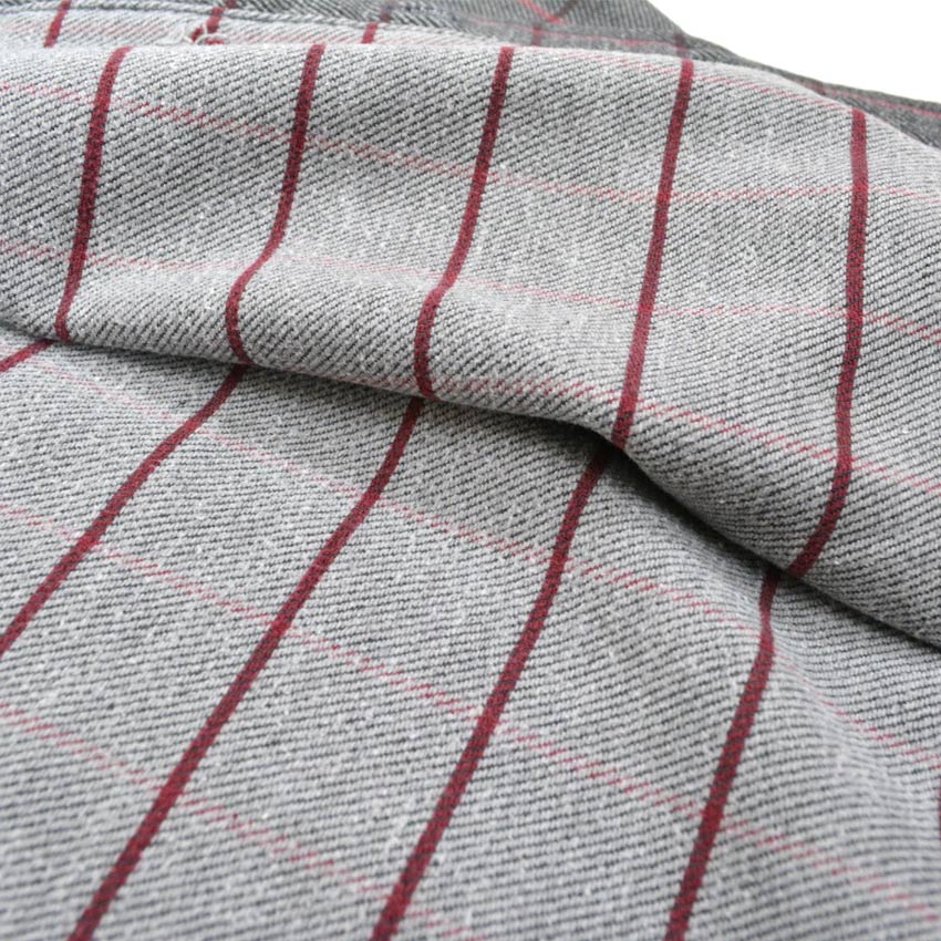 70's FIVE BROTHER CHECK FLANNEL SHIRT... M