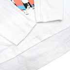 80's Deadstock OCEAN PACIFIC GRAPHIC DROPTAIL TEE...M