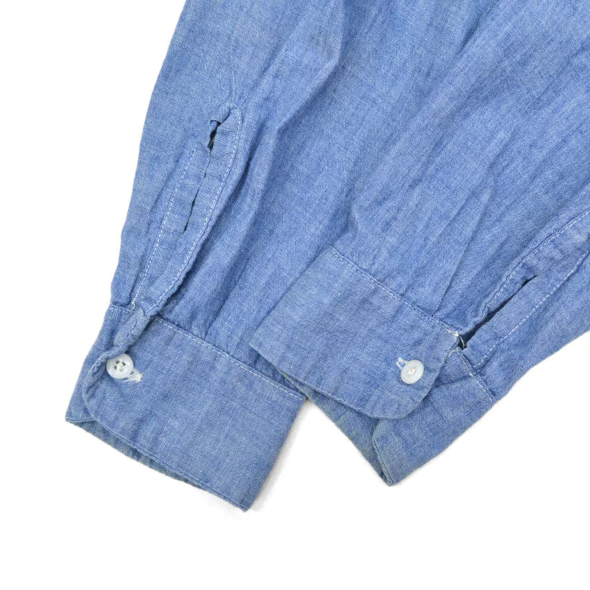 ~60's WASHINGTON MFG CO. Chambray Shirt...M