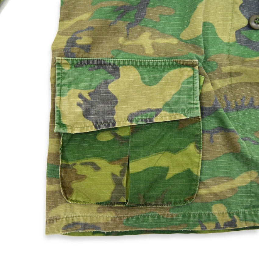 70's USMC ERDL Mixed Leaf Jungle Fatigue Jacket ... MR