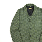 1950s- LL Bean Cursive Tag Houndstooth Unstructured Jacket... L
