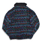 90's Columbia Native Pattern Fleece Jacket, Made in USA... L