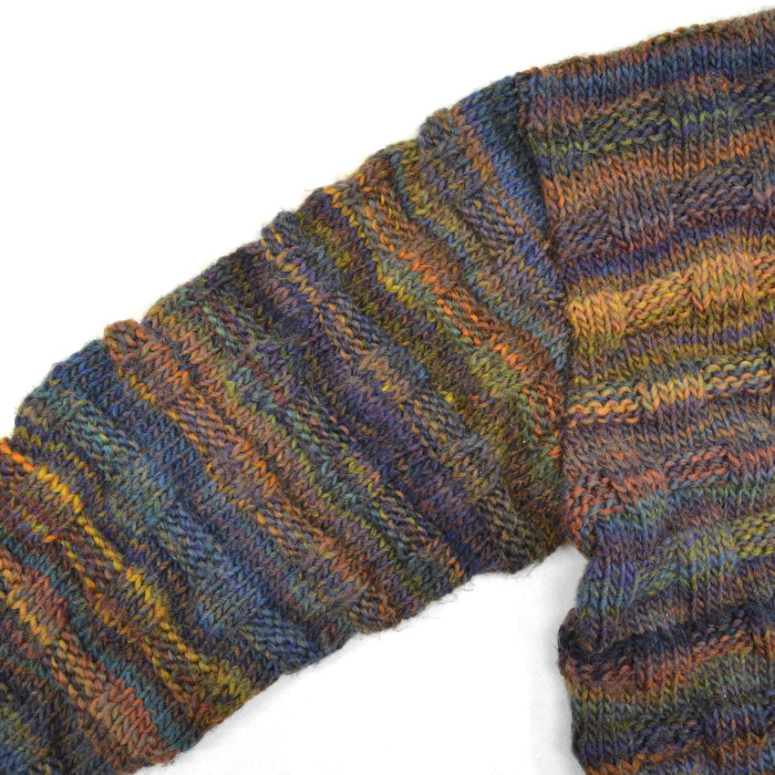OLD HOMEMADE HANDKNIT WOOL SWEATER ...