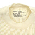 1960's USNAVY EXTREME COLD WEATHER CIRCULAR WAFFLE UNDERSHIRT ... L