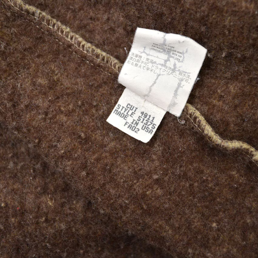 2002' FALL PATAGONIA REVERSE PILE SWEAT SHIRT USA製 ... M