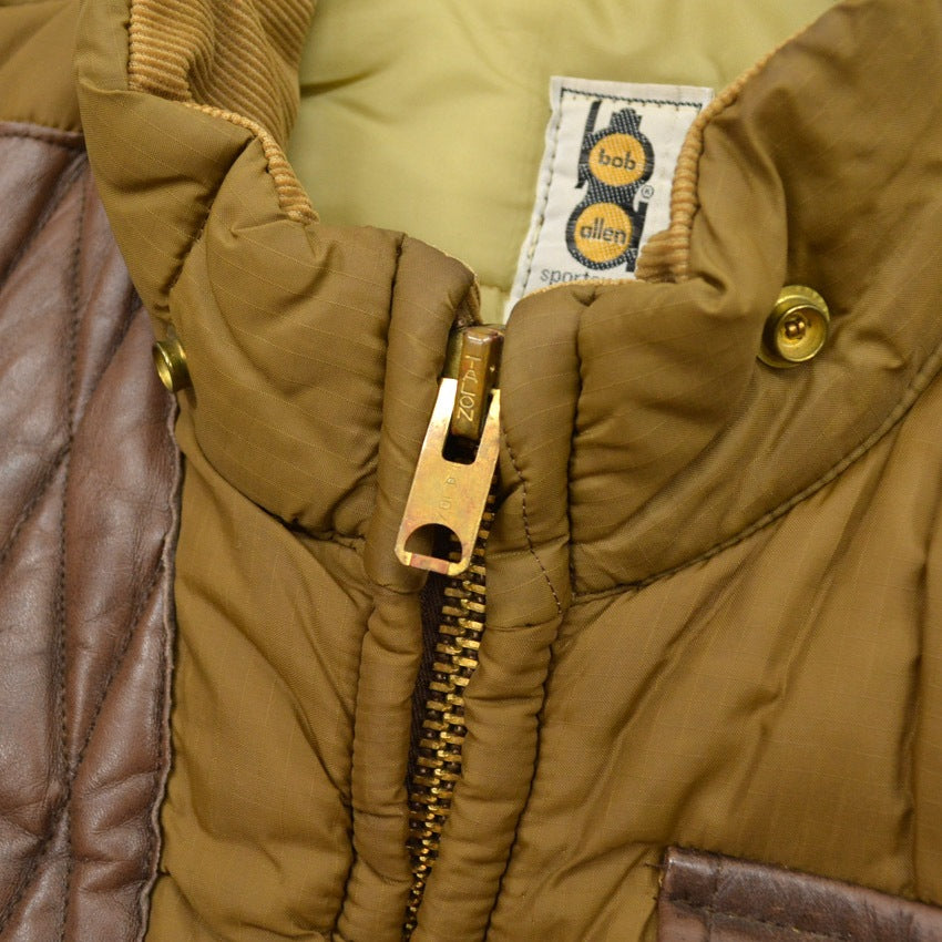 1960's~ bob allen Shooting Down Jacket Brown... M