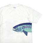 1980's Hanes LAKE TAHOE RAINBOW TROUT T-SHIRT ... L