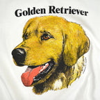 1990's Hanes BEEFY-T Golden Retriever Dog Print T-shirt ... XL