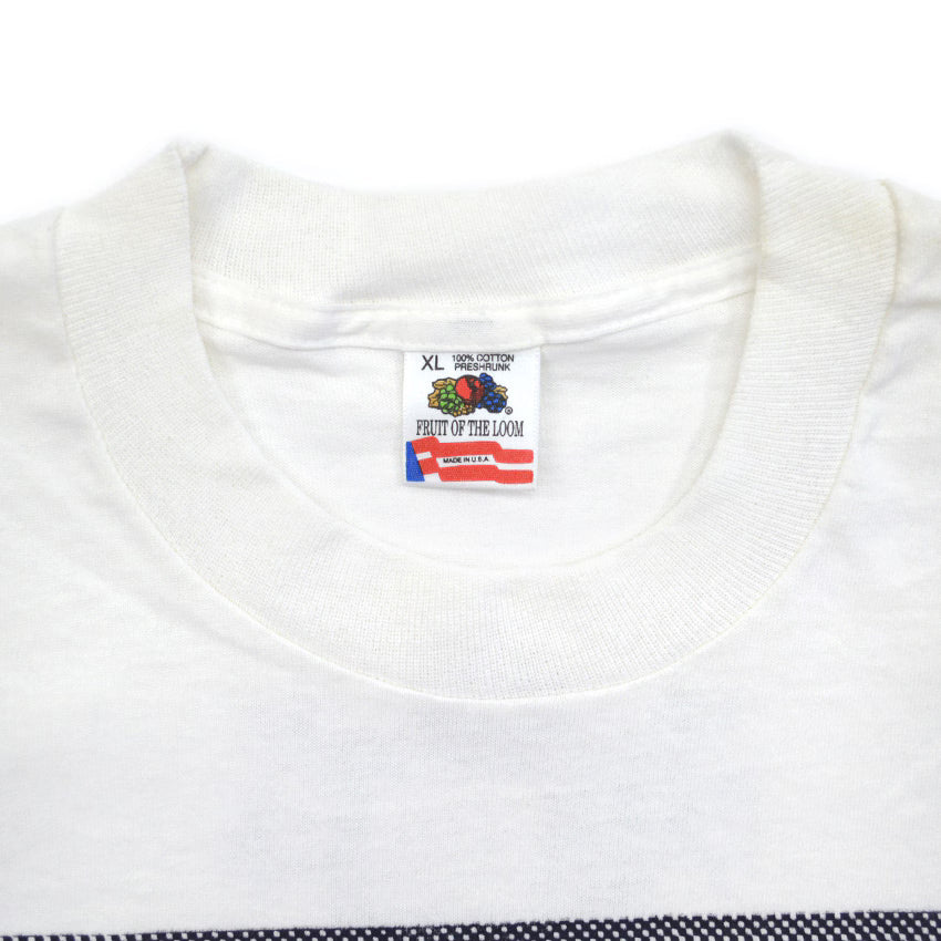 1990's Deadstock FRUIT OF THE LOOM モナリザ Dots Print T-shirt ... XL