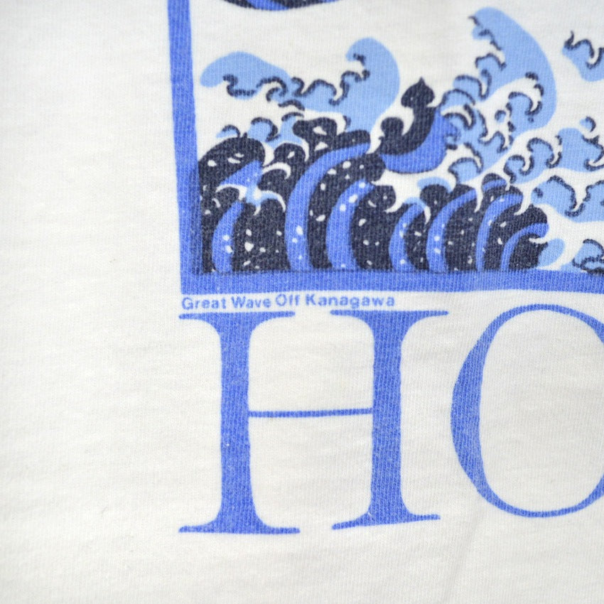 1980's wildwood productions 北斎 神奈川沖波裏 T-shirt ... L