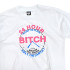 1980s Deadstock SCREEN STARS BEST '24-Hour Bitch!!' T-SHIRT ... L