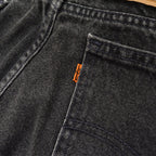 1990's Levi's 550 BLACK DENIM SHORTS... W36 L00