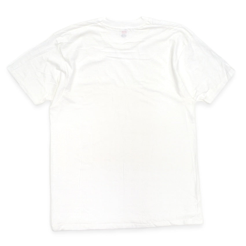 ~1980s Deadstock Hanes T-shirt, White, Unwashed... XL