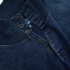 Polo by Ralph Lauren Indigo Dyed Hi Neck Sweat Shirt... XL