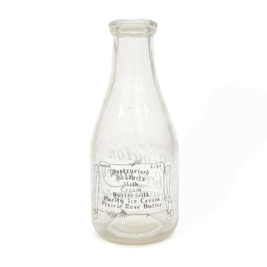 Antique milk bottle...