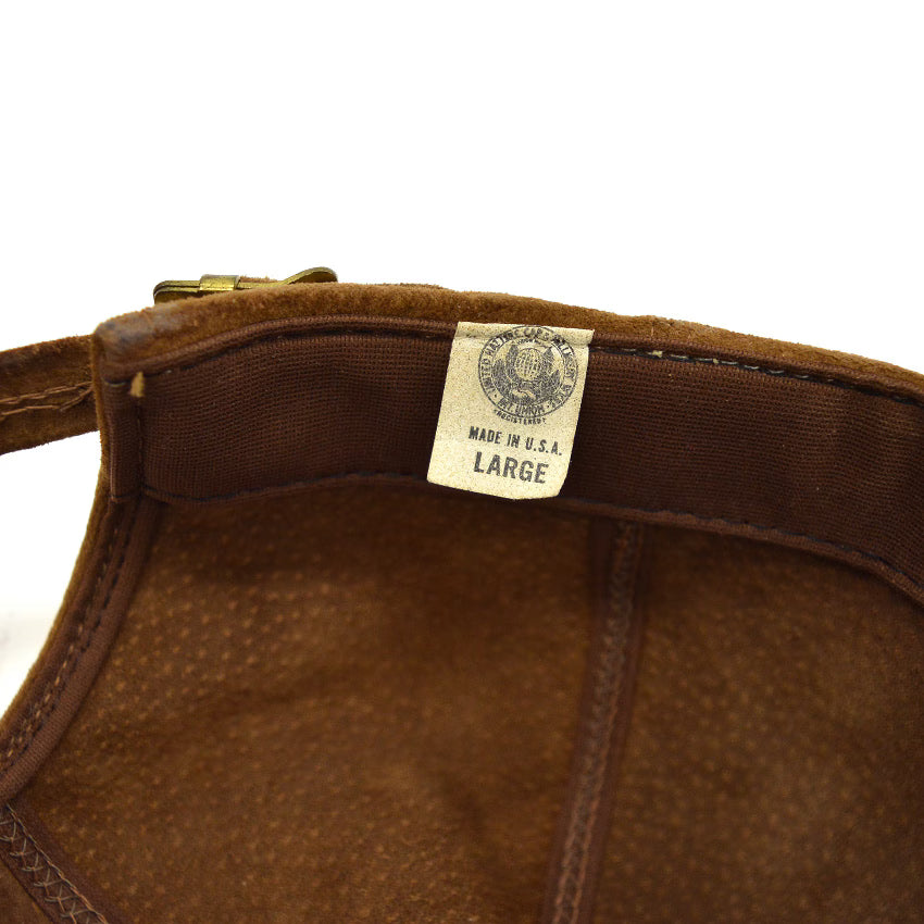 1980's LLBEAN SUEDE LEATHER CAP... LARGE