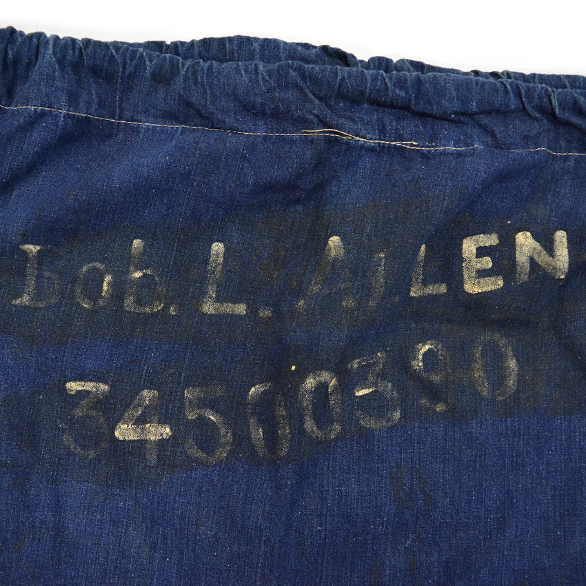 1940's USARMY WW2 DENIM LAUNDRY BAG DARK...