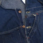 1940's~ PAYDAY JC PENNEY CO DENIM OVERALL DARK... W39