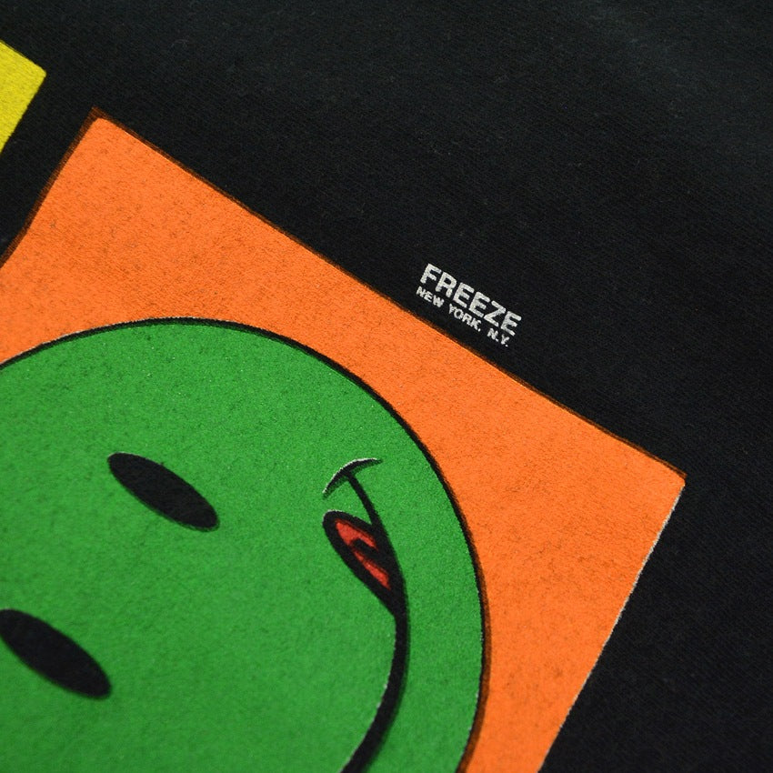 1990's SMILEY FACE Andy Warhol PRINT T-SHIRT ... L