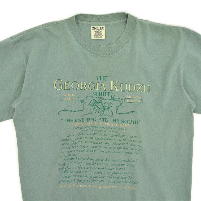 1990s ONEITA Kudzu T-SHIRT (The plant that covers the house) ... L