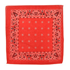 DEADSTOCK WAMCRAFT BANDANA RED PAISLEY ... Set of 3