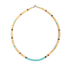 SANTO DOMINGO TURQUOISE & SHELL NECKLACE... NEW