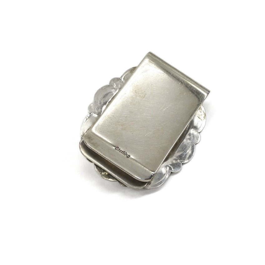 NAVAJO STUMP WORK MONEY CLIP... NEW