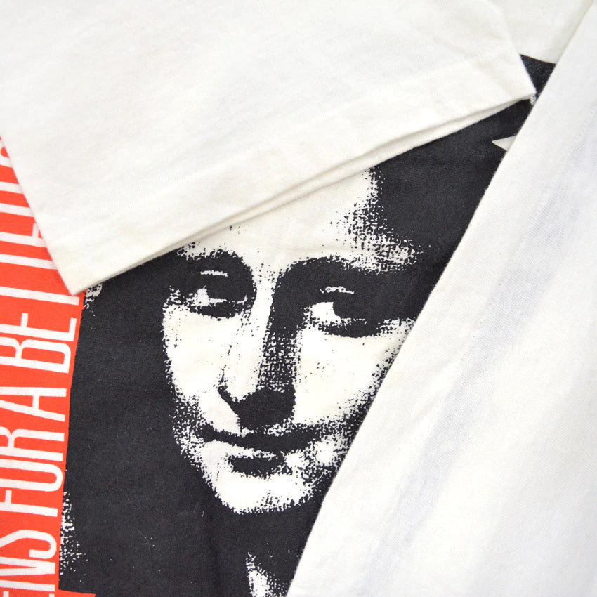 1980's~ Hanes BEEFY-T MONA ART T-SHIRT... XL